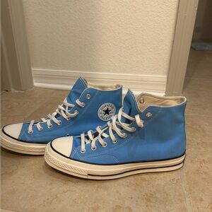 Converse Light Blue High-Top Sneakers